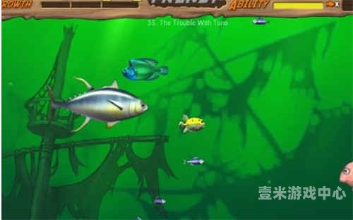 大鱼吃小鱼游戏双人版，深海奇缘还是生存较量？大鱼吃小鱼双人版小游戏